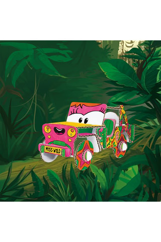 Voiture à colorier et 10 feutres - Dès 4 ans
