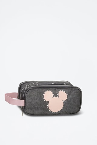 Trousse Mickey Disney - Gris et noir