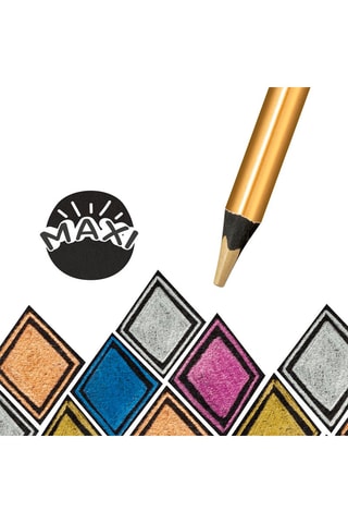 6 crayons graphites métalliques  - 5 mm