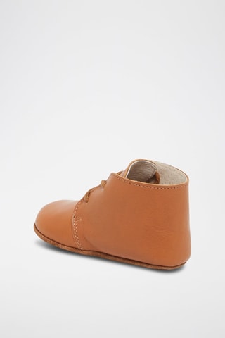 Patucos de piel blanda - Camel