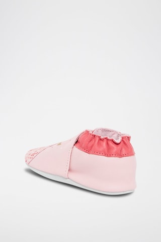 Patucos de piel - Rosa claro