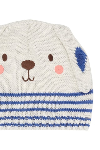 Gorro con orejas - Gris claro jaspeado