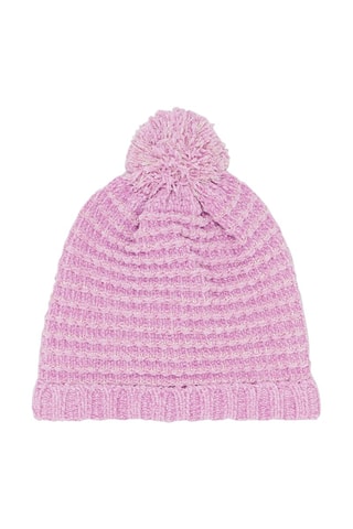 Gorro con borla - Violeta