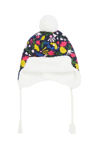 Gorro chapka con borla - Azul marino