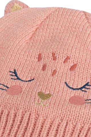 Gorro con orejas - Rosa empolvado