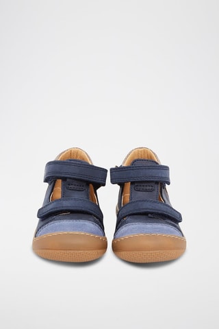 Sandalias de piel - Azul marino