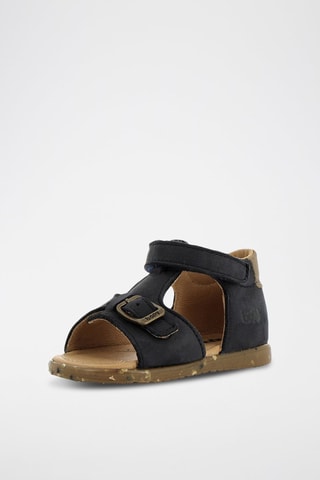 Sandalias de piel - Azul marino