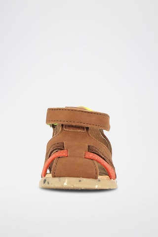 Sandalias de piel - camel