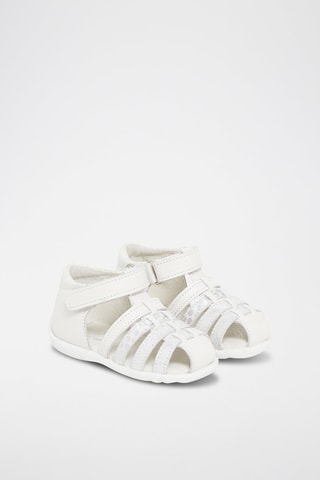 Sandalias de piel - Blanco