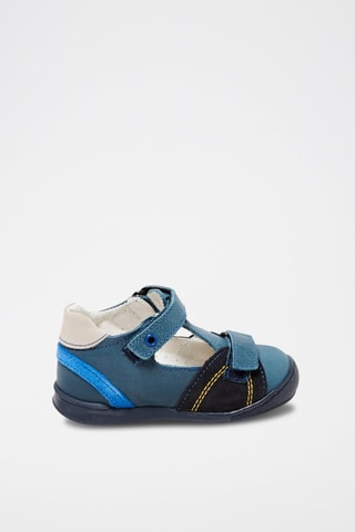 Sandalias de piel - Azul