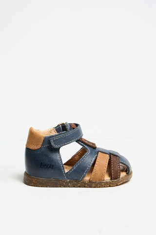 Sandalias de piel - Azul