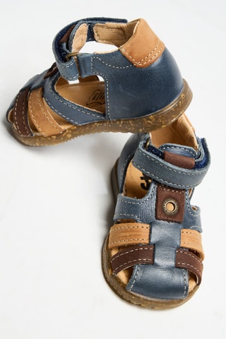 Sandalias de piel - Azul