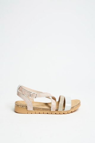 Sandalias de piel - Beige