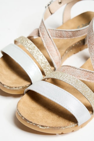 Sandalias de piel - Beige