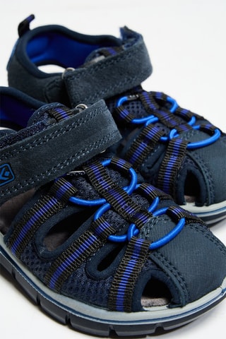 Sandalias de nobuk - Azul marino