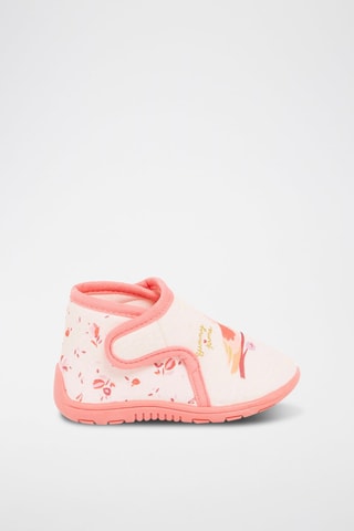 Botines con estampado de fantasía - Rosa
