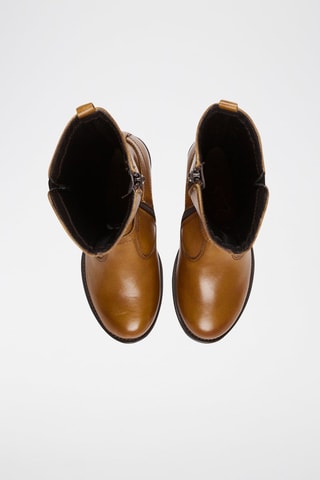 Botas de piel - Camel