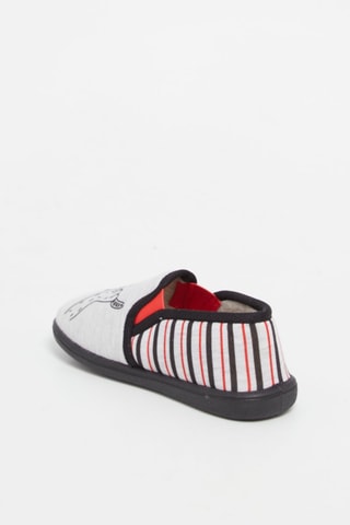 Zapatillas de casa - Gris y negro