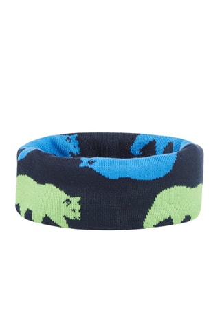 Cuello con estampado de oso polar para niño - Azul