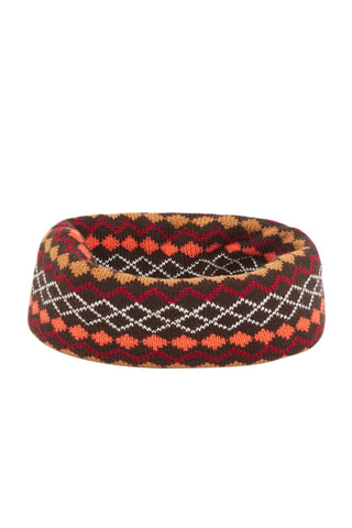 Cuello con estampado jacquard para niño - Negro