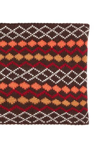 Cuello con estampado jacquard para niño - Negro