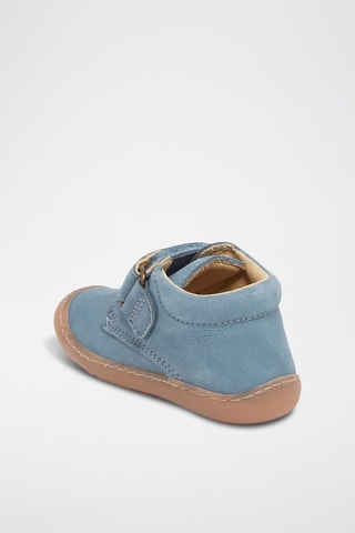 Botas de piel - Azul claro