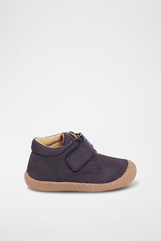 Botas de piel - Azul marino