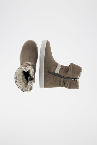 Botines de piel - Marrón