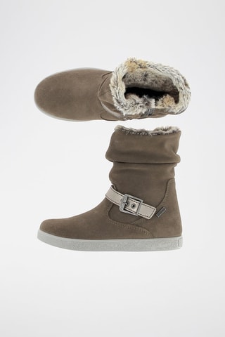 Botines de piel - Marrón