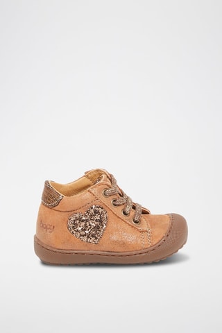 Botines de piel - Camel