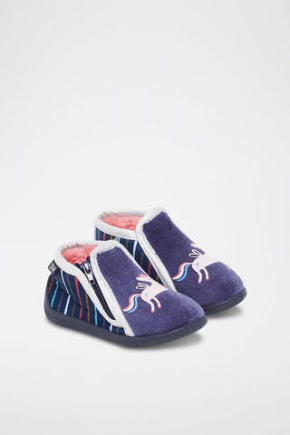 Botines forrados - Azul marino