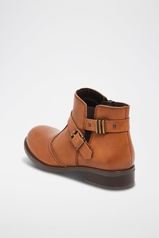 Botines de piel - Camel