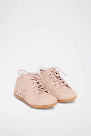 Botines de piel - Rosa