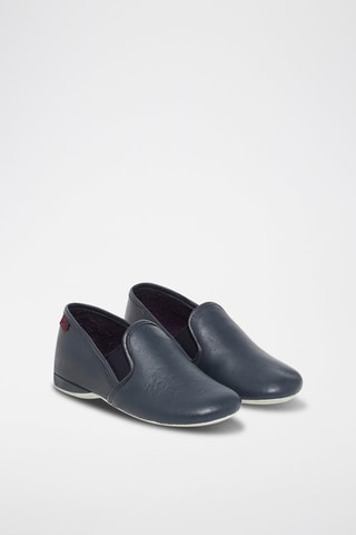 Slip-on de piel - Azul marino