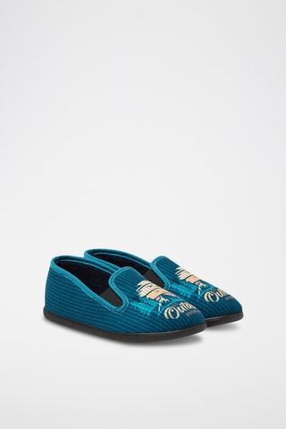 Slip-on - Azul petróleo