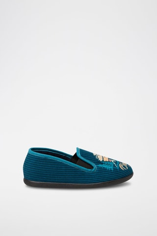 Slip-on - Azul petróleo