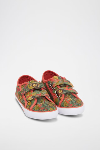 Zapatillas - Caqui y coral