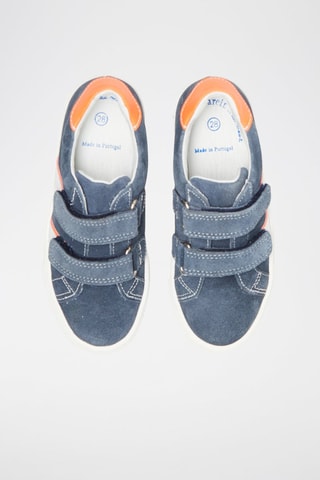 Zapatillas con detalles flúor - Azul