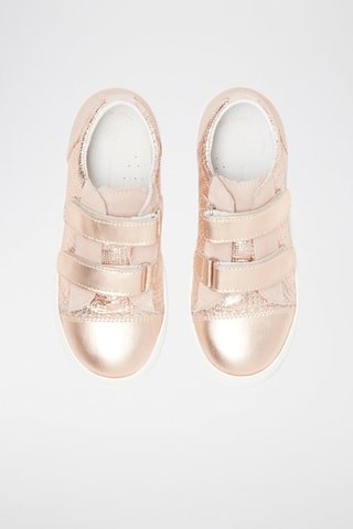 Zapatillas de piel - Dorado