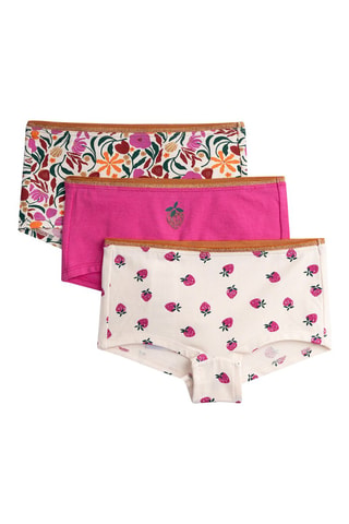 3 shortis - Crudo y fucsia
