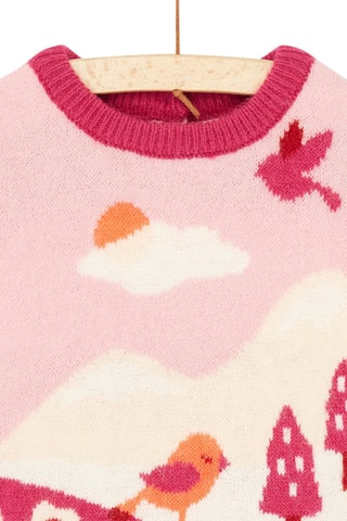 Jersey con estampado natural - Beige