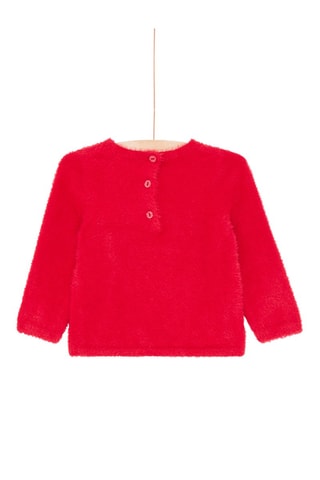 Jersey supersuave para bebé niña - Rojo