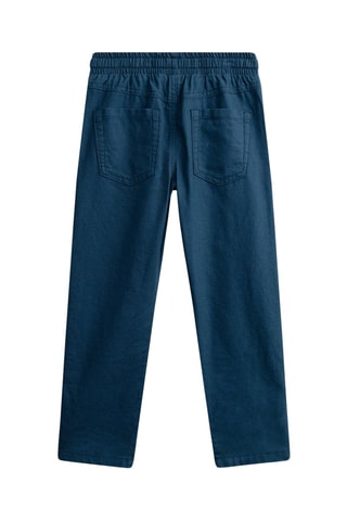 Pantalón de lino - Azul petróleo