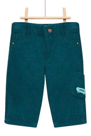 Pantalón de pana - Azul pato