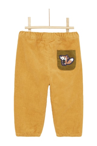 Pantalón de terciopelo para bebé niño - Naranja