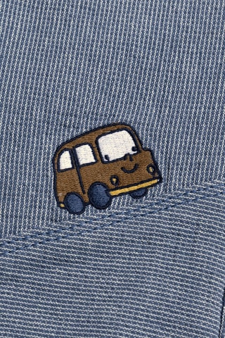 Pantalón - Azul grisáceo