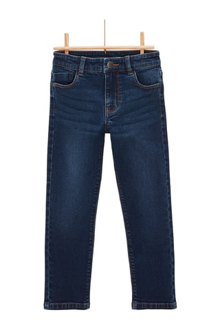 Vaquero denim bruto para niño - Azul