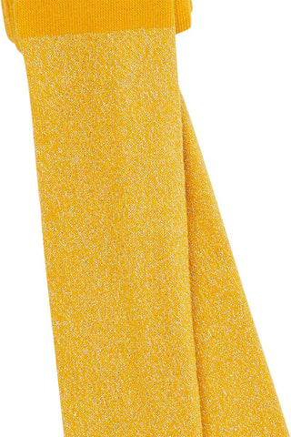 Collant in lurex neonata - Giallo