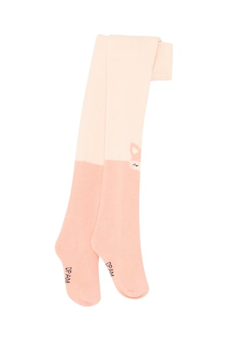 Collant con motivi volpi neonata - Beige
