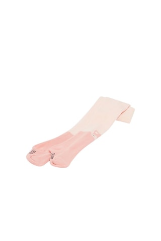 Collant con motivi volpi neonata - Beige